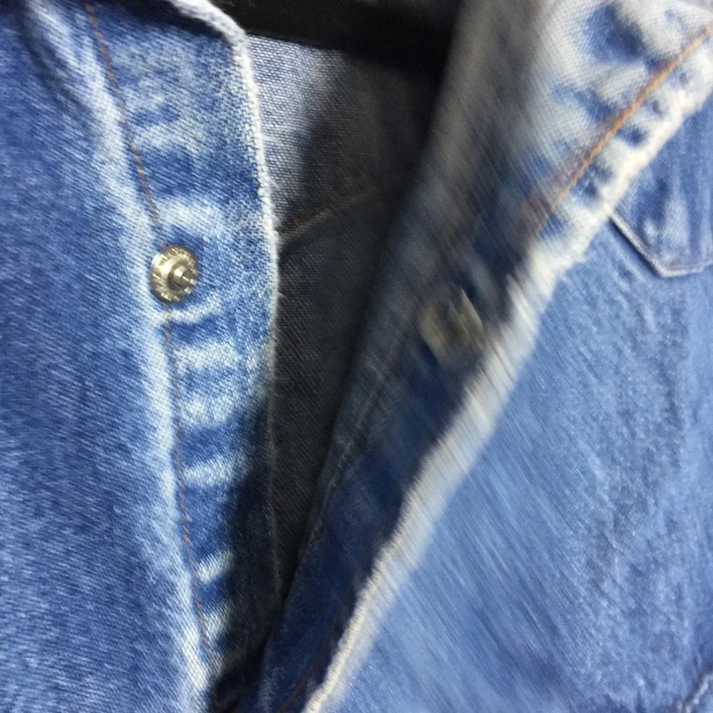 Carhartt‎ VTG Distressed Denim Pearl Snap Vest Sleeveless Jean Cowboy
